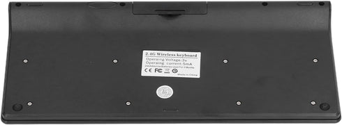 2.4G Chinese English Keyboard Mouse Combo, 78 Keys Traditional Mute Keyboard Laser Engraving, Keyboard Mouse Set for Home, Office...