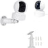 Wall Mount Bracket Compatible with Kasa Indoor Pan/Kasa Smart KC110 Dome/Kasa Smart 2K QHD Security Camera Pan/Tilt, 360 Degree Adjustable Securit...