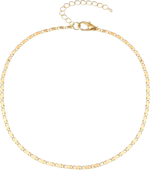 Gold Chain Ankle Bracelets for Women Minimalist Thin Anklets Jewelry Beach Summer Anklet Waterproof...