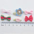 Chenkou Craft Mix Bulk 50pcs Ribbon Flowers Bows Craft Wedding Ornament Appliques A0241...