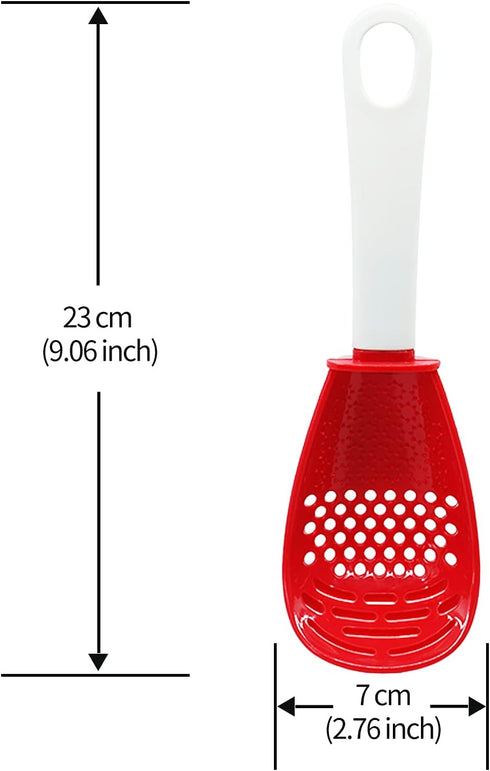 pack of 2 Multifunctional cooking gadgets, 6 in 1 cooking utensils Slotted Spoon, 356°F Heat Resistant kitchen gadgets, Egg Separator, Cooking, Dr...