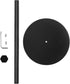 Paper Towel Holder Countertop, OBODING, Black Kitchen Paper Towel Holder Stand for Kitchen and Bathroom Organization and Storage, Paper Towel Hold...