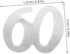 AMOSFUN 1200pcs Number 60 sequins confetti plastic confetti for 60th birthday party anniversary decoration(Silver)...