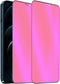 2 Pack Anti-Blue Privacy Tempered Glass Suit for iPhone 12 Pro Max Mirror Anti-Spy Screen Protector Anti-Peeping Film Electroplated Gradient Color...