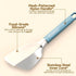 Silicone Mini Spatula Flexible Beveled Turner with Stainless Steel Inner Core and Nylon Handle Heat Resistant Cooking Utensils Set...