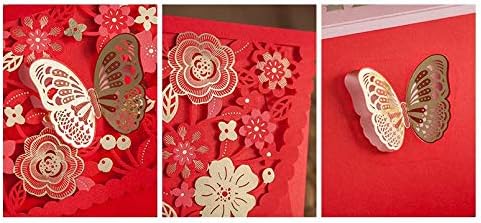 8 PCS Chinese Red Envelopes/Money Pocket/Party Accessory Organizer Envolop for Bussiness Occassion/Invited Card/Wedding/Birthday/New Year Party (8...