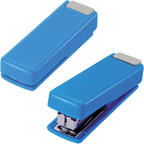 Lihit Lab M20-8 Stapler, Compact, Stapler, Blue...