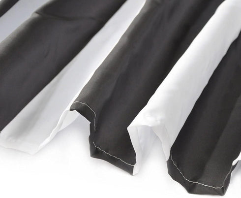 LB Black and White Shower Curtain,Striped Bathroom Curtain,72x72 inch Waterproof Polyester Fabric,Fashion Bath Decor,Ring Hooks Included...