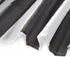 LB Black and White Shower Curtain,Striped Bathroom Curtain,72x72 inch Waterproof Polyester Fabric,Fashion Bath Decor,Ring Hooks Included...