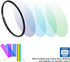 RF 50mm Dedicated Reversible Lens Hood & UV Filter Kit Fit for Canon RF 50mm f/1.8 STM Lens Replaces Canon ES-65B Hood on Canon EOS R6 R5 RP R Cam...