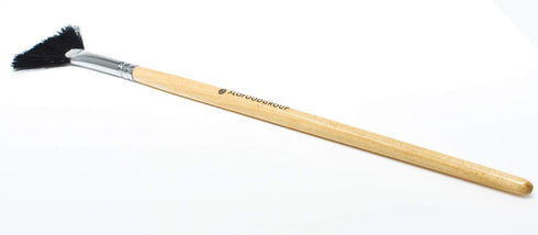 Slofoodgroup - Gilding Fan Brush - Size 2 - Fan Brush for Gold and Silver Application - Fan Style Brush Top for Gold and Silver Projects...