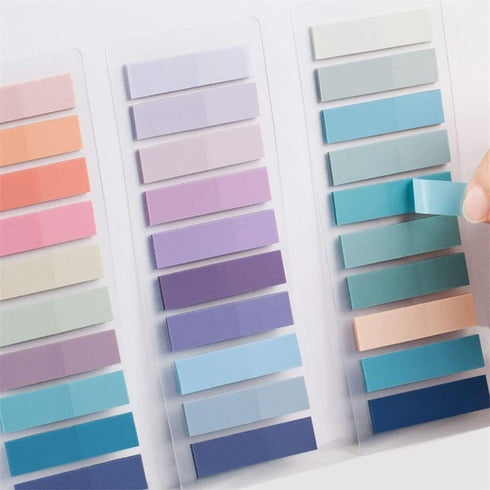 200Pcs Multicolour Sticky Index Tabs, Page Markers Notes Tabs Writable and Repositionable Book Flags Tabs Strip Index Tabs for Page Marking Classi...