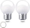1W Light Bulbs Equivalent 15 Watt 150LM Light Bulb Standard E26 Base Small Light Bulb for Light Strip, Vanity Mirror, Frosted, Daylight White 6000...