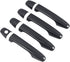 HIGH FLYING for Subaru WRX, STi 2015-2021, XV Crosstrek 13-17 Car Accessories Side Door Handles Cover Trim Carbon Fiber Grain ABS 8pcs...