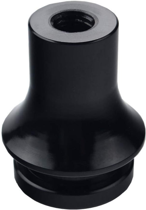 DEWHEL SHIFT KNOB BOOT RETAINER/ADAPTER for MANUAL GEAR SHIFTER LEVER 10X1.25 (Black)...