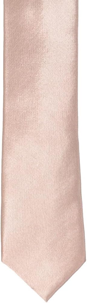 tiemart Skinny Solid Color Necktie, 2" Width...