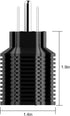 15 Amp Household AC Plug to 20 Amp Adapter, Nema 5-15P to 5-20R,5-15P to 6-15R,5-15P to 6-20R,T-Blade 20 Amp to 15 Amp Plug Adapter Converter, 15A...