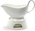 Norpro Porcelain Gravy Sauce Boat with Stand and Candle...