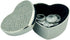 Arras De Boda Gift Set | Comes with Coins | 9 Styles | Wedding Metal Boxes Spanish Matrimony Ceremony (Heart Shaped with Checkerboard)...
