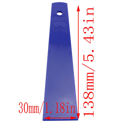 LQ Industrial Glue Spreader 6PCS Blue Plastic Glue Smear Sticks Applicator Leather Scraping Spreaders DIY Leather Craft Tool...
