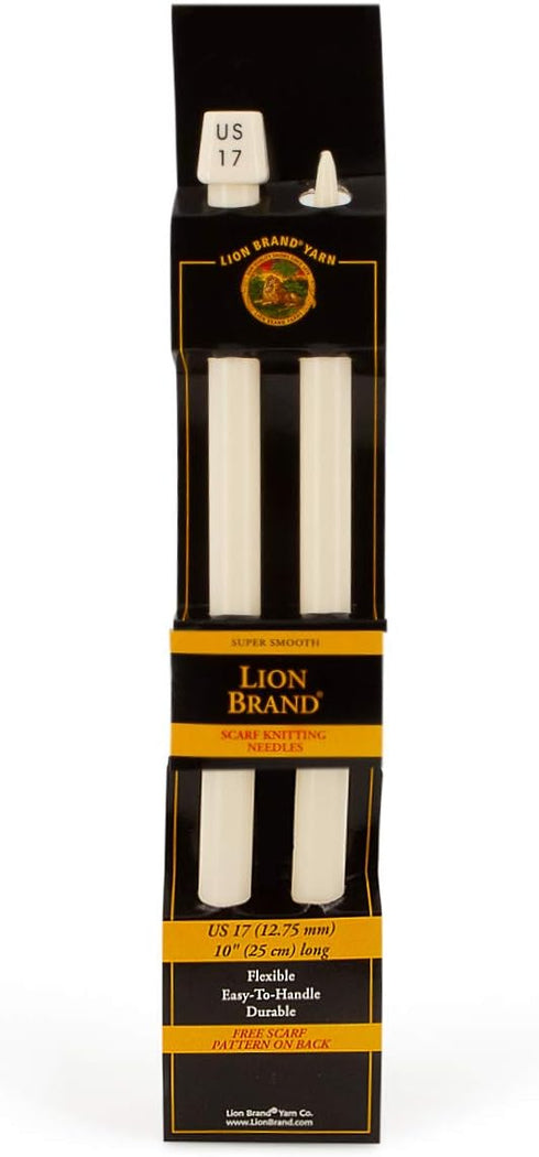 Lion Brand Yarn 400-5-1701 Scarf Knitting Needles, Size 17, 12.75 mm...