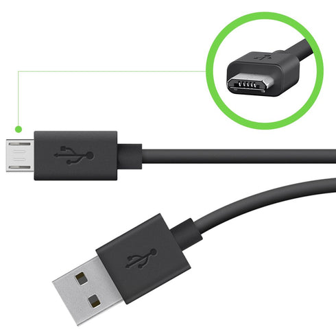 Belkin MIXIT? Micro USB Cable for Samsung Phones (Black, 4 Feet)...