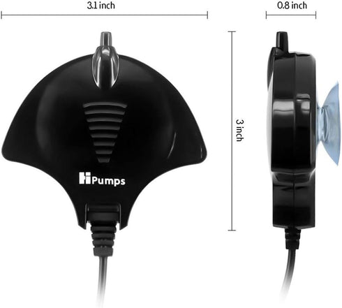 Mylivell Aquarium Air Pump, Mini Air Pump Aquarium for Fish Tank with Accessories, Small Fish Tank Air Pump, Fish Tank Bubbler Aerator for Fish wi...