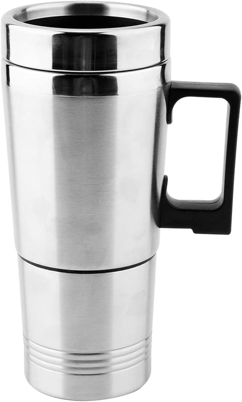 Car Electric Kettle, 12V 60W 350Ml 150ML Stainless Steel Car Electric Kettle Coffee Tea Water Heating Cup Portable Electric Water Boiler Hot Tea H...