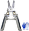 Manual Wire Stripper, 8 Inch Cutout (8 AWG - 22 AWG) Wire Crimping Plier, Wire Cutter, Multifunctional Wire Stripper, electricwire stripperwire st...