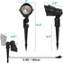 10W Dusk to Dawn Outdoor LED Spotlight Plug in with Photocell Sensor for House Flag Yard Tree Garden, 3000K 1000LM Warm White 120V Landscape Light...