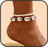 Boho Shell Beads Anklets Set 2 Piece shell anklets for women Sea Turtle Starfish Ankle Bracelets Chain Adjustable Foot Jewelry for Women...