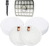 Dttery 2 Foam & Felt + 1 Hepa Filters for Shark Rotator Slim-Light Lift-Away Upright Vacuum NV341 NV341Q Filter Kit Replacement Part 1229FC340 XHF...