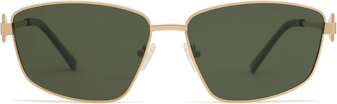 Retro Polarized Sunglasses Vintage Rectangular Metal Frame Sun Glasses AP3635...