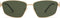 Retro Polarized Sunglasses Vintage Rectangular Metal Frame Sun Glasses AP3635...