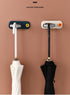 2in1 Bathroom Mop Bracket Wall-Mount Sticker Easy-Install Strong Burden Side Hook Duster Cloth Supporter housewares Nail-Free (Orange)...