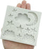 Star Moon Clouds Shaped Silicone Fondant Molds -Cute Candy Making Supplies -Candy Chocolate Decorating Mold -Baking Sugar Cakes Decorating -Cookie...
