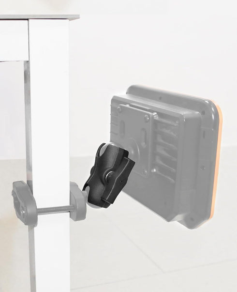 Aluminum Short (3.35") Double Socket Arm for 1.5 Inches/C Size / 38mm Ball Accessories, Powerful Clamp, Compatible with RAM Mount, iBolt and More...