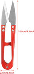 Hilitand 12pcs Sewing Scissors Yarn Thread Cutter 4.3inch Mini Small Snips Trimming Nipper - Great for Stitch,DIY Supplies,Mixed Color...