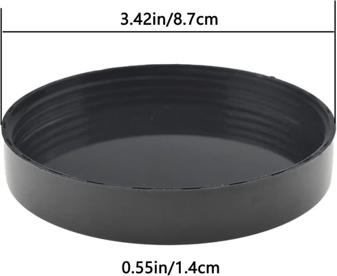 4PCS Flat Lids, Replacement Parts For Magic Bullet Blender, Compatible with Magic Bullet Cups 250W?Black Plastic Lid with 8oz Cup...