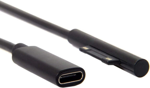 Cablecc DC 15V Type-C USB-C Female to Surface Pro3 Pro4 Pro5 Pro6 Book Pro Charge Cable for Laptop...