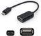 Add-On Computer 12.7cm 5.00" Micro-USB Male to USB 2.0 (A) Female Black On-The-Go Cable (USBOTG)...
