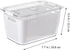 1pc Double Storage Basket Plastic Drawer Plastic Storage Bins Clear Organizer Box Over The Sink Colander Strainer Basket Fridge Pull Out Bin Veggi...