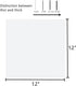 12-Pack 5 mil 12-Inch-by-12-Inch Blank Stencil Sheet for Cricut Vinyl, Silhouette, Transparent PET Acetate Mylar Craft Template Material...