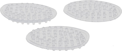 iDesign Plastic Soap Dish, Soap Saver, and Kitchen Sponge Holder - Set of 3, 0.75” x 3.25” x 4.75”, Clear...