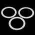 6" Pellet Stove White Gasket for Combustion Exhaust Fan Mounting Blower to Housing Seal with 100's and Most Pellet Stoves 2100J (3/pack)...