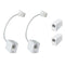 (Pack of 4 A Pair of Converter Adapters for RJ11 Male to RJ45 Female) & 2 In-Line Couplers...