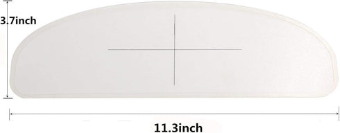 Universal Helmet Shield Anti Fog Film,Clear Visor Lens Insert Fog Resistant 3.7" x 10.7"...