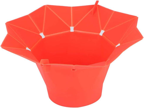 Popcorn Bowl, Popcorn Popper Red Folding Microwave Oven Popcorn Bowl DIY Silicone Popcorn Maker Machine Home Kitchen Tool for Making Popcorn...