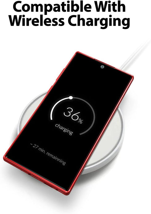 GOOSPERY Pearl Jelly for Samsung Galaxy Note 10 Plus Case (2019) Slim Thin Rubber Case (Red)...