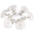 Royee 50 Pcs Twisty Pins Clear Head Screws Fasteners for Upholstery Slipcovers Bed Skirts Sofa Car Van Home Furniture Hold Bed Skirts in Place Wit...